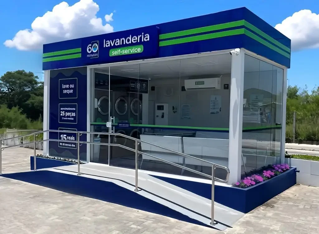 Lanțul de spălătorie cu autoservire 60 Minutos operează în toată Brazilia